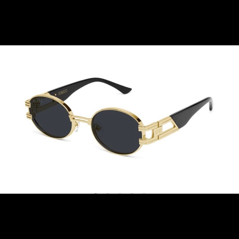 9FIVE sunglasses WHITE with 24K Gold